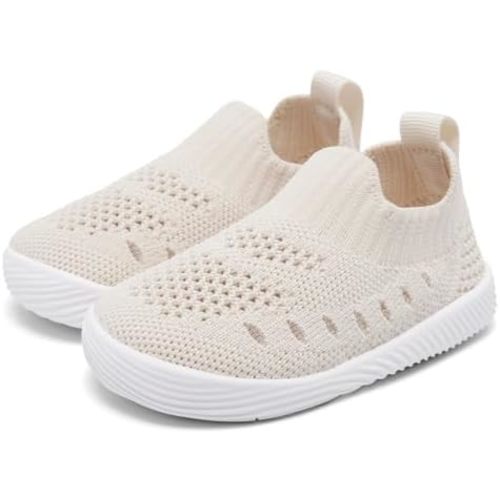 MORENDL Baby Shoes Toddler Walking Sock Shoes Non-Slip Breathable Boys & Girls Sneakers Infant Tennis Shoes
