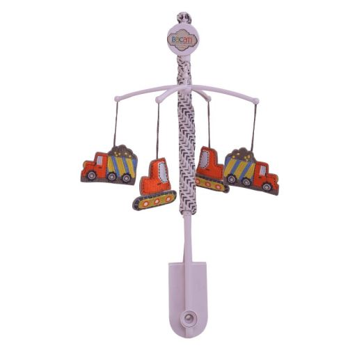 Bacati - Construction Multicolor Boys Mobile