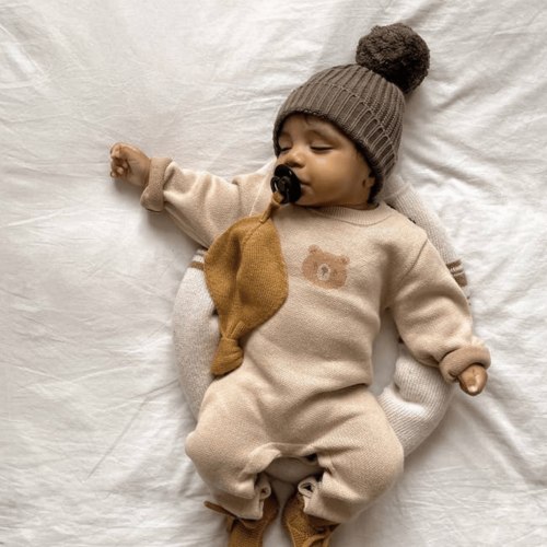 Bear Jacquard Jumpsuit