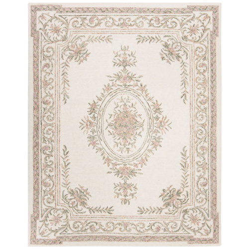 Charlton Home® Enid Hand Tufted Wool Oriental Rug & Reviews | Wayfair