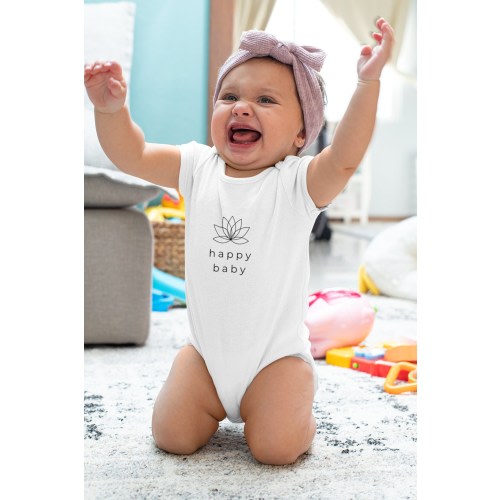 YOGA BABY GRO Happy Baby Yoga Babygrow Spiritual Baby Gift Yoga Mom and Baby Gifts Baby Clothing Yoga Spiritual Baby Yoga Mom Om Spiritual