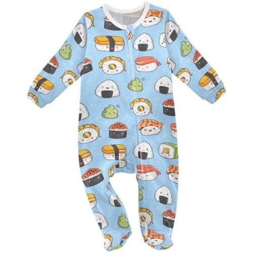 vvfelixl Funny Cows Milk Baby Sleepers For Girl Boys Newborn Baby Play One-Piece Footies For 0-24 Months