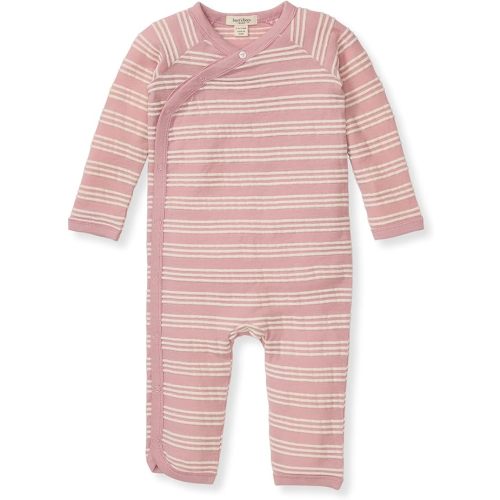 Burt's Bees Baby baby-girls Jumpsuit, 100% Organic Cotton One-piece Long Sleeve Quilted Outfit Coverall
