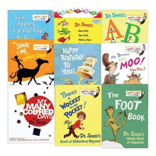Kaplan Early Learning Dr. Seuss Board Books - Set Of 9
