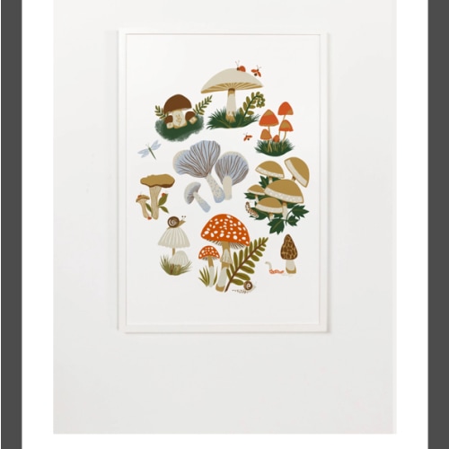Mushroom Circle Art