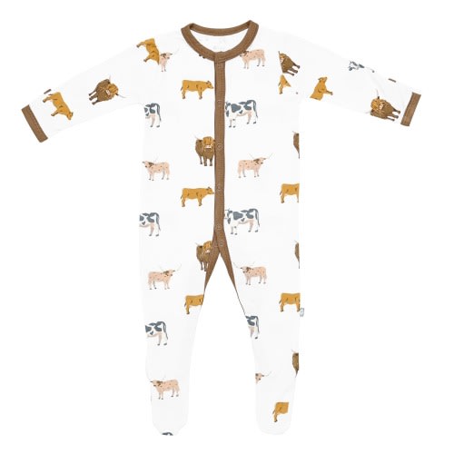 Footie in Moo 12-18M