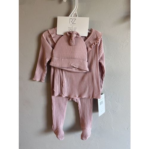 RZ Baby by Rachel Zoe 3 Piece Set in Pink