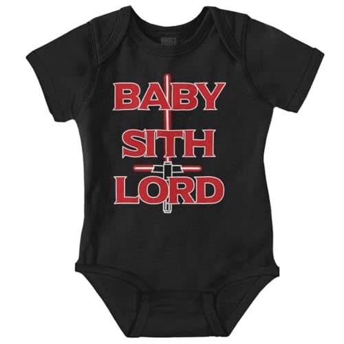 Brisco Brands Baby Space Lord Dark Galaxy Ruler Baby Romper Boys or Girls