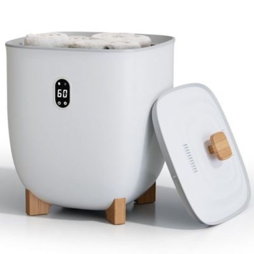 Simzlife Towel Warmer Bucket,20L Luxury Towel Warmer for Bathroom & Spa, Auto Shut-Off & Dehumidifier Function