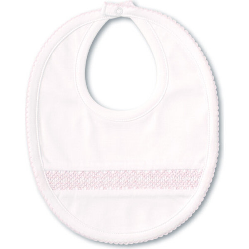 Charmed Bib, White & Pink - Kissy Kissy | Maisonette