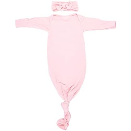 Three Little Tots Newborn Baby Knotted Tie Gown - Infant