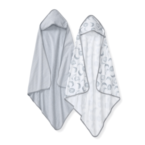 Hello Moon Organic Knit Terry Towels Set of 2