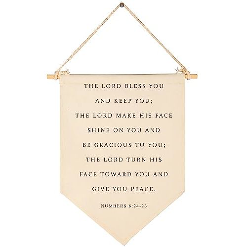 Bible Verse Banner Decor for Nursery Baby Room