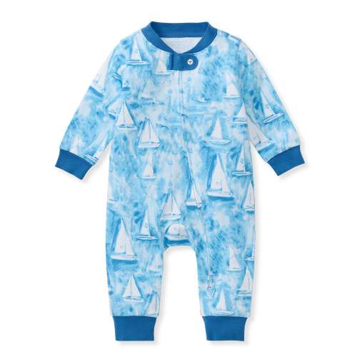 Mediterranean Sailing Organic Cotton Sleep & Play – Burt's Bees Baby