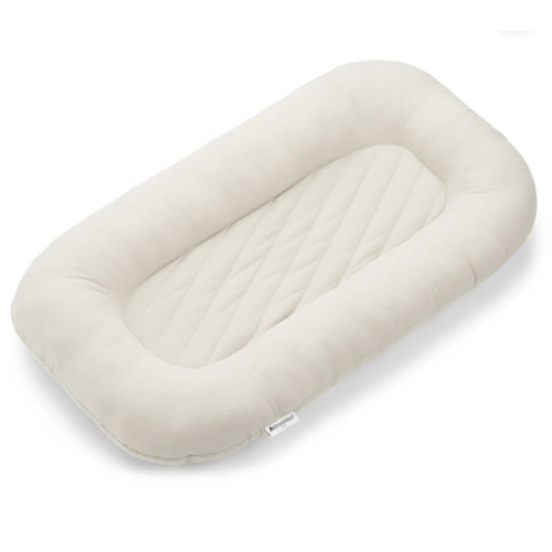 Ultra-Soft Striped Infant Lounger Bed