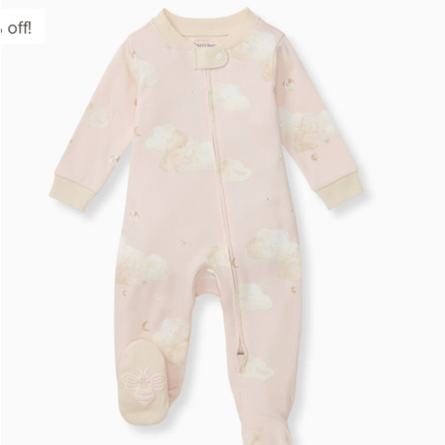 Good Night Sky Organic Cotton Sleep & Play - Ranunculus