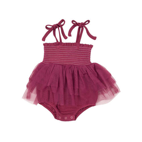 Ribbed Tutu Bubble, Rose Bud