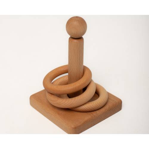 Montessori stacker rings toys for infants Baby First Toy wooden sensory toys Toddler Activities Montessori toys baby Organic gifts for kids