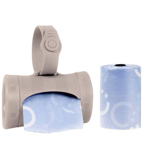 Ubbi On The Go Bag Dispenser - Taupe