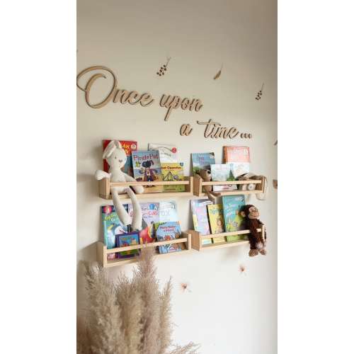 Once Upon A Time Wall Sign | Once Upon A Time Wall Sign Nursery Wall Decor | Kids Bedroom | Nursery Wall Decor