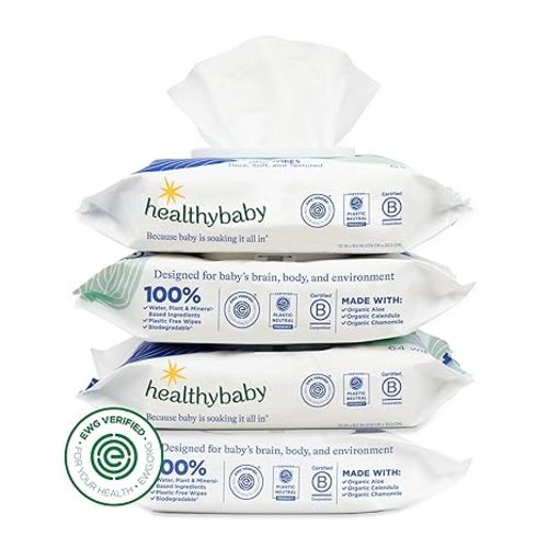 HealthyBaby Our Wet Wipes - 4 Pack (Unscented)