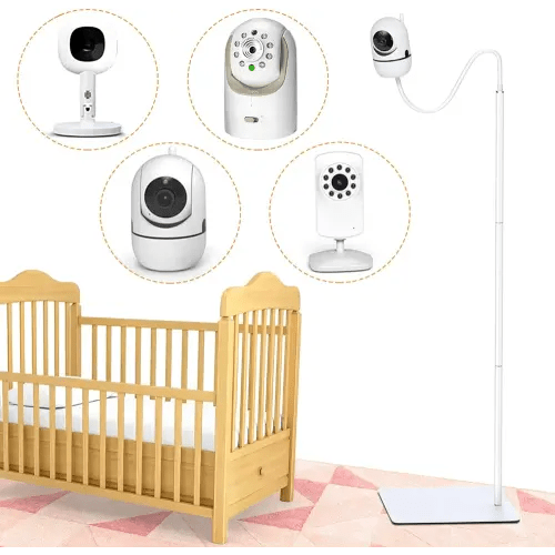 Baby Monitor Floor Stand Mount Compatible with HelloBabyHB6550/HB65/HB40/HB6339/ANMEATE SM24, Baby Ganibs, Bonoch, for Infant Optics Dxr-8 PRO, Nanit Pro Flex Stand, And Camera with 1/4" Threaded Hole