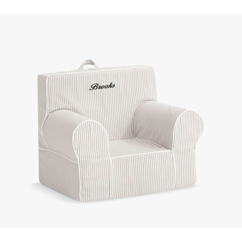 Kids Anywhere Chair®, Oatmeal Oxford Stripe | Pottery Barn Kids