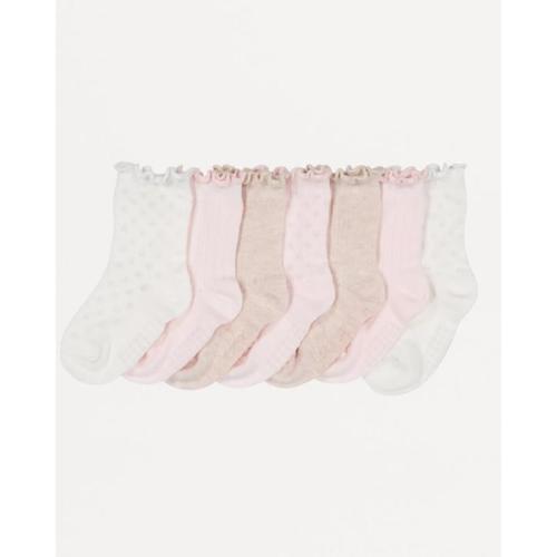 7 Pack Lettuce Edge Socks