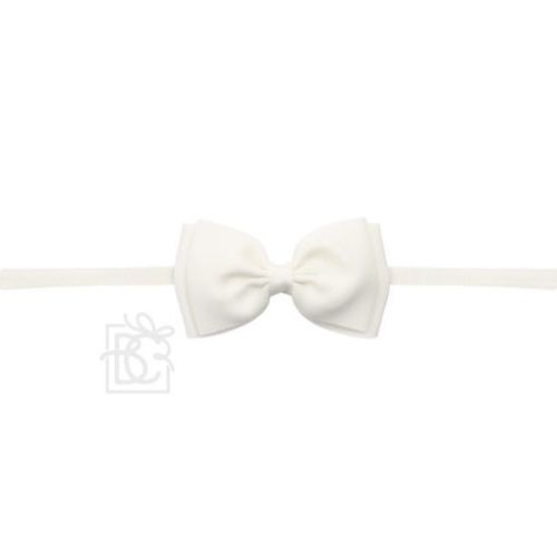 Satin Double Knot Bow on Clip