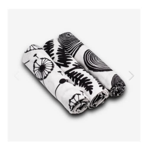 3-Pack Sensory Muslin Squares Plants | 0-4 Months | Etta Loves – Etta Loves US
