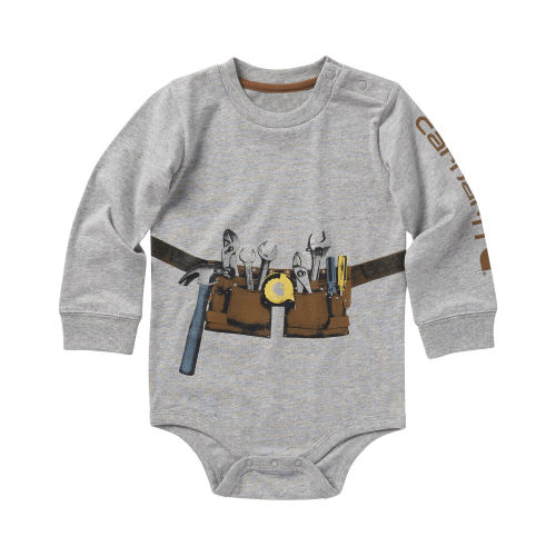 Carhartt Infant Boys' Toolbelt Long Sleeve Onesie | Boot Barn