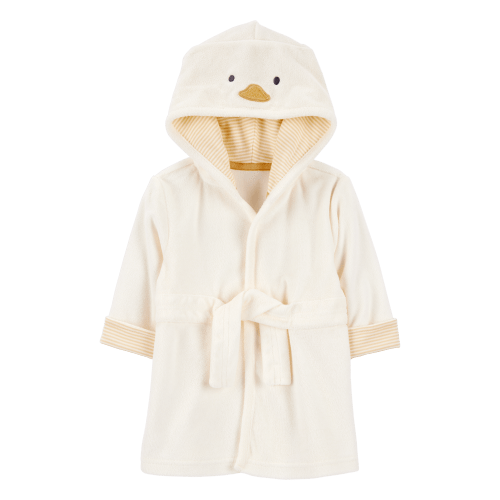 Baby Chick Hooded Terry Robe - Ivory