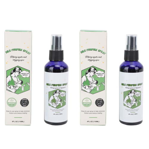2pcs Milk Pumping Spray Moisturizing Unclogging Nipples Pump Lubricant Spray for Breastfeeding 118ml