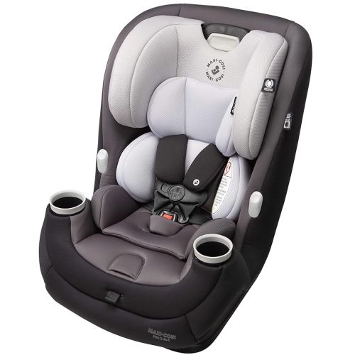 Maxi-Cosi Pria All-in-One Convertible Car Seat, Rear Facing Car Seat for Infants from 4-40 lbs, Forward Facing Car Seat up to 100 lbs in Booster Seat Mode, Blackened Pearl