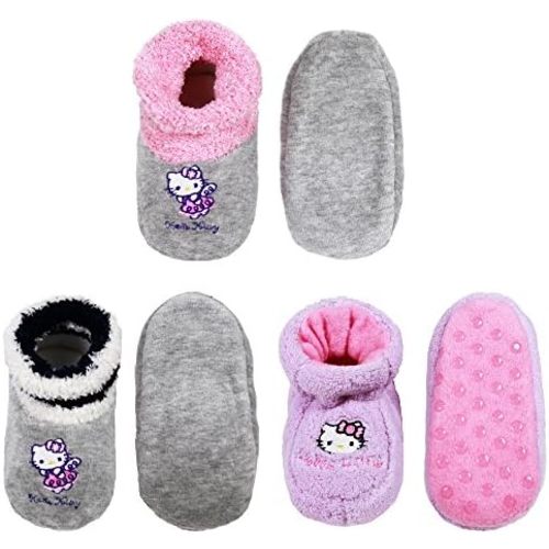 BambooMN Infants Toddler Soft Warm Plush Cozy Fuzzy Cartoon Animal Slippers Booties Socks Shoes