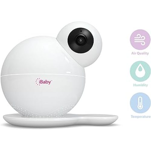 iBaby Monitor M6S, Smart Wifi Enabled Total Baby Care System 1080p Wireless Infant Safety Camera Kit with Wi-Fi Speakers, Night Vision, 360° Pan and 110° tilt