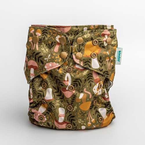 Nature: Essentials Pocket Cloth Diaper with Athletic Wicking Jersey, Grows with your Baby