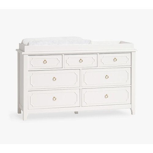 Ava Regency 7-Drawer Dresser & Topper Set (56w x 19d")
