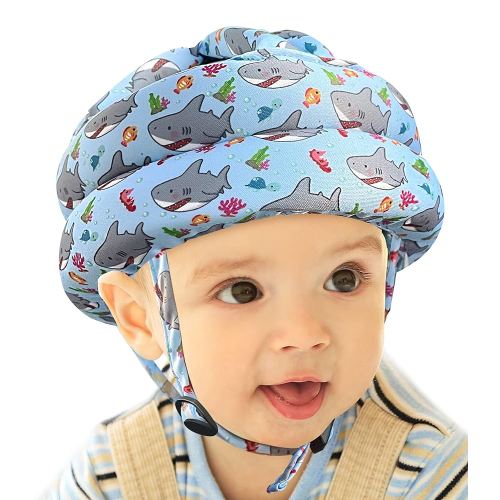 Baby Helmet for Crawling & Walking - Head Protector for Infants, Soft Cushion Safety Headguard, Toddler Inflatable Helmets 6-12 Months