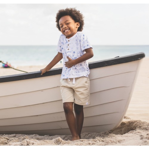 Santorini Organic Boy Top & Shorts Set – Burt's Bees Baby