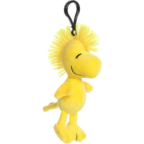Aurora® Timeless Peanuts® Woodstock Clip-On Stuffed Animal - Classic Characters - Lasting Memories - Yellow 5 Inches
