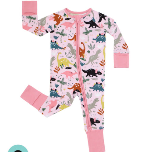 Pink Jurassic Jungle Zippy - Little Sleepies