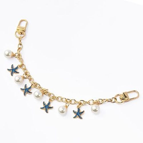 RISOMI Bag or Pocket Chain,Decorative Purse Handbag Chains Replacement Extension Chain Tote Shoulder Bags Belt Chain, Cute Trouser Chains for Waist Body Accessories for Girls and Women(Blue Starfish)