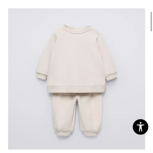 SWEATSHIRT AND JOGGER PANTS SET - Light beige | ZARA United States