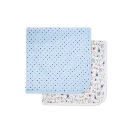 Baby Pups 2 Pack Receiving Blanket
