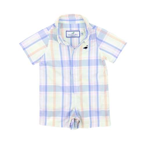 Properly Tied Boys Seasonal Shortall Seabreeze Button Up – Howdy House Kids