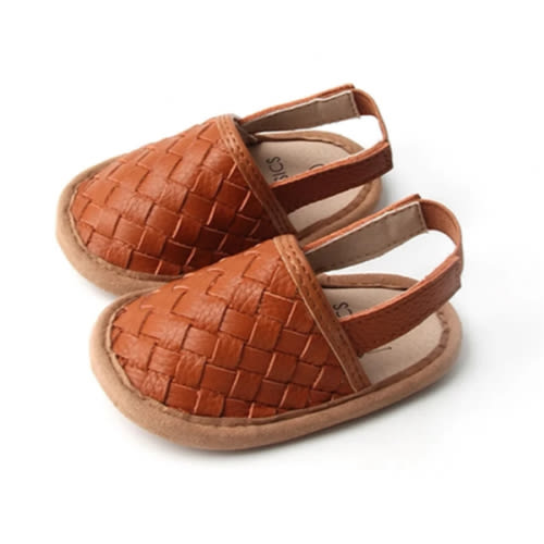 Woven Leather Baby Sandals