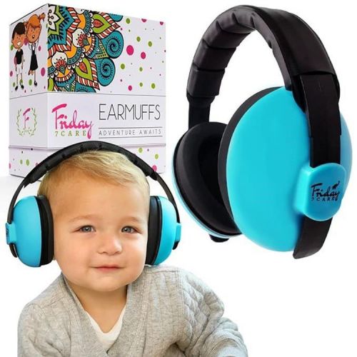 Tadpoles Baby Headphones - Baby Ear Protection | Baby Noise Cancelling Headphones for Ages 0-24 Months, Blue