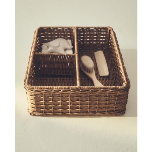 CHILDREN'S RATTAN ORGANIZER BASKET - Baby sets - KIDS AND BABY - BABY - Clothing And Footwear | Zara Home United States of America