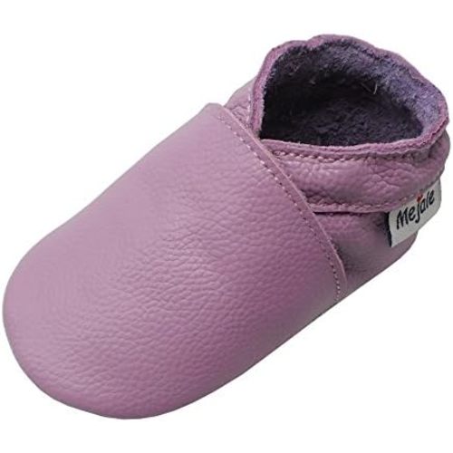 Mejale Baby Infant Toddler Shoes Slip-on Soft Sole Leather Moccasins Pre-Walkers